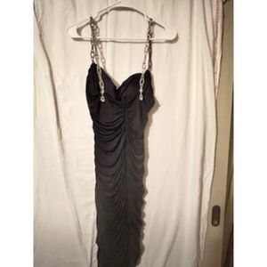 Nicole Bakti bodycon black dress size XS